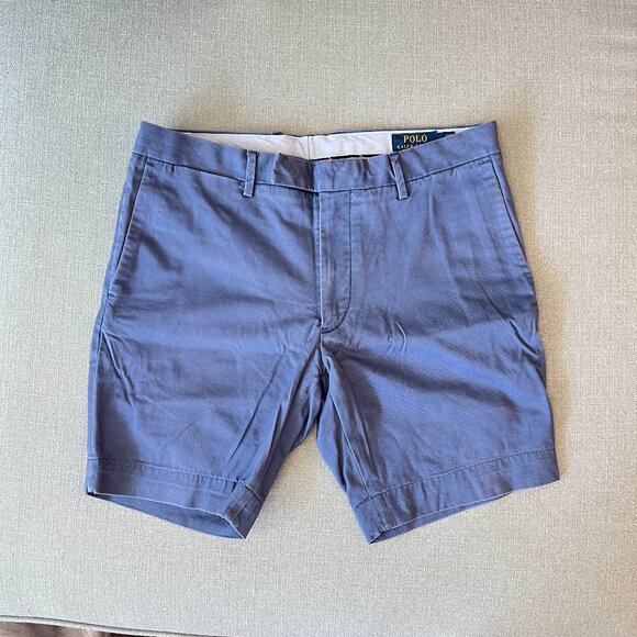 Polo Ralph Lauren Stretch Slim Fit Shorts - 32, Royal Blue - Picture 1 of 3